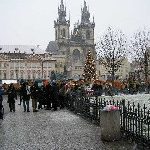 Silvestr a novoroční ohňostroj v Praze.