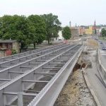 V Ostravě se v centru města staví nový most.