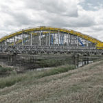 Stavba mostu přes Novou Moravu u Veselí nad Moravou
