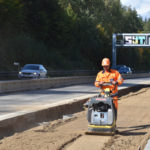 Na modernizovaném úseku dálnice D1 Koberovice – Humpolec se opět pracuje
