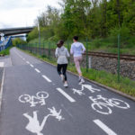 Cyklisté mohou opět využívat opravený úsek cyklostezky A2 ve Zbraslavi