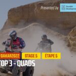 Čtyřkolky Top 3 prezentované společností Soudah Development – Fáze 5 – #Dakar2022