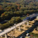 Nejdelší mostní estakáda na Slovensku se staví na rychlostní komunikaci R2