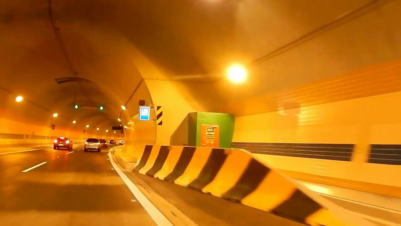 Průjezd tunelem Blanka 20 9 2015