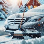 Jak nejlépe odstranit sníh ze zasneženého auta